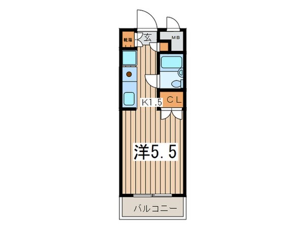 セザ－ル第二鶴間の物件間取画像